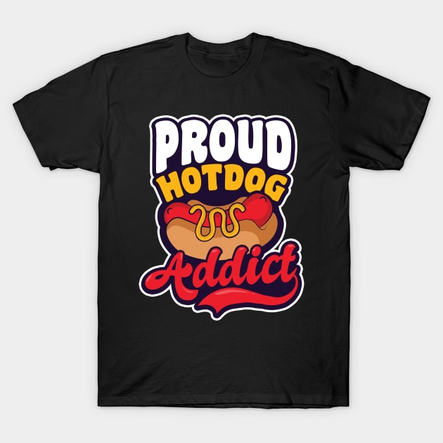 Hot Dog Lover Shirt | Proud Hot Dog Addict T-Shirt by Gawkclothing